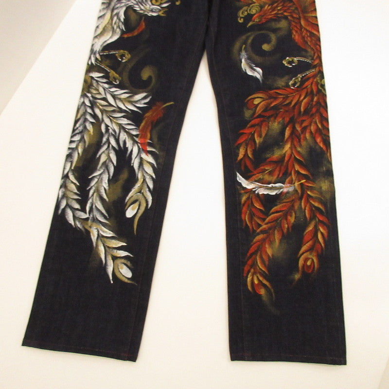[Used] Twin Phoenix Denim Pants Navy Size: 32