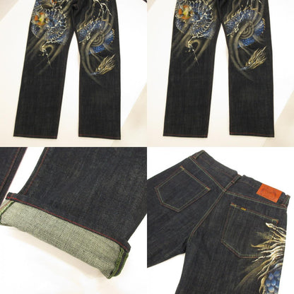 [Used] Dragon Blue Denim Pants KD-001 Navy Size: 32