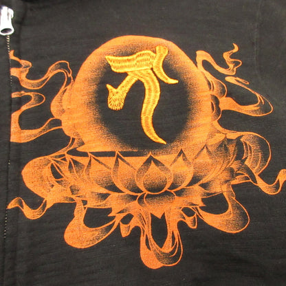 【Used】Karakuri Tamashii Climbing Carp Hoodie C223712 Black Size: L