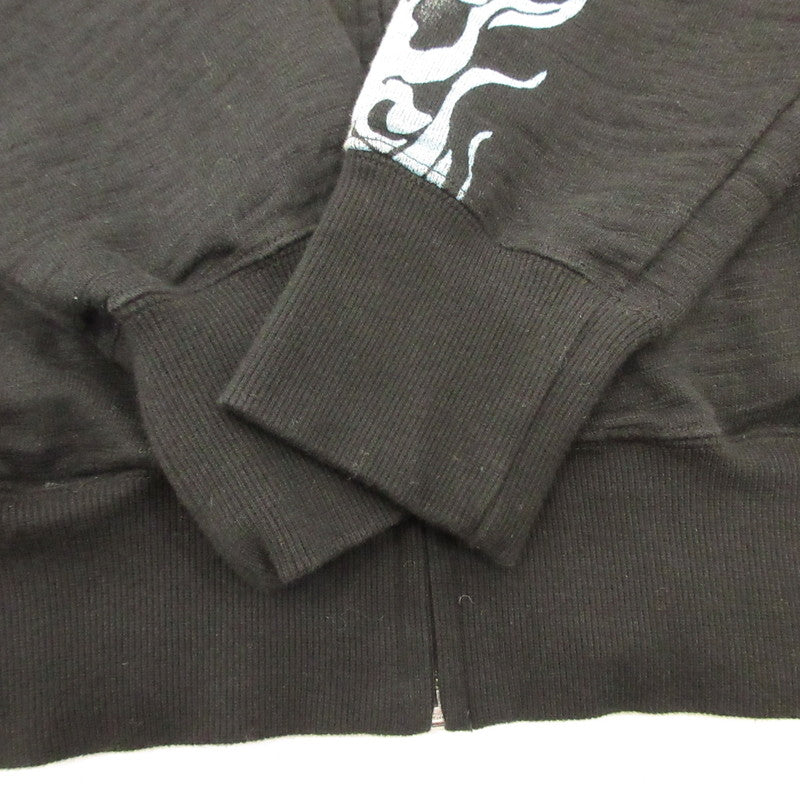 【Used】Karakuri Tamashii Climbing Carp Hoodie C223712 Black Size: L