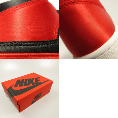 【中古】NIKE | ナイキ WMNS AIR JORDAN 1 HIGH OG SATIN BRED スニーカー FD4810-061 レッド 27.5cm