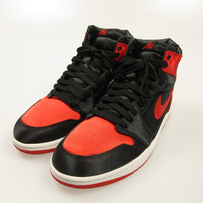 【中古】NIKE | ナイキ WMNS AIR JORDAN 1 HIGH OG SATIN BRED スニーカー FD4810-061 レッド 27.5cm