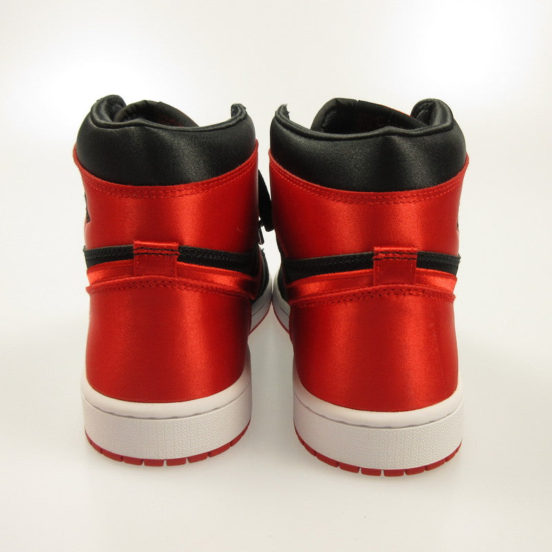 【中古】NIKE | ナイキ WMNS AIR JORDAN 1 HIGH OG SATIN BRED スニーカー FD4810-061 レッド 27.5cm