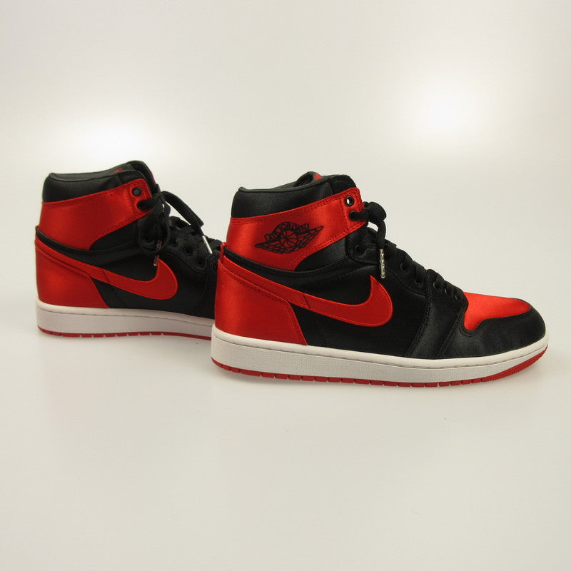 【中古】NIKE | ナイキ WMNS AIR JORDAN 1 HIGH OG SATIN BRED スニーカー FD4810-061 レッド 27.5cm