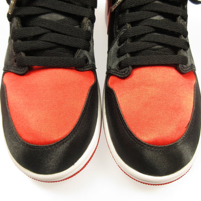 【中古】NIKE | ナイキ WMNS AIR JORDAN 1 HIGH OG SATIN BRED スニーカー FD4810-061 レッド 27.5cm