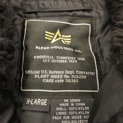 [Used] ALPHA | Alpha Military Jacket 1615-573-8335 Black Size: XL