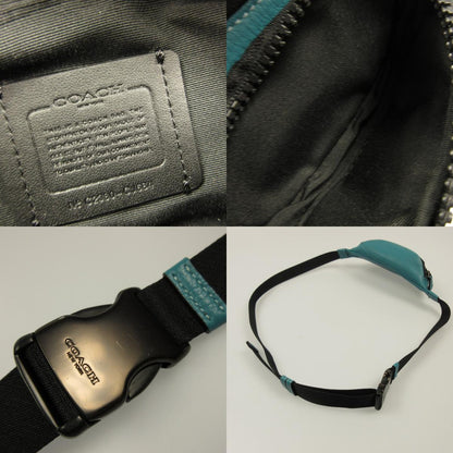Used COACH Sprint Belt Bag 24 Waist Bag CJ684 Blue