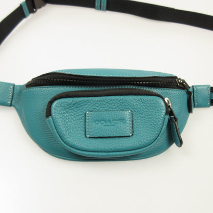 Used COACH Sprint Belt Bag 24 Waist Bag CJ684 Blue