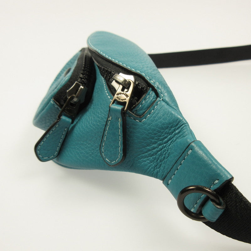 Used COACH Sprint Belt Bag 24 Waist Bag CJ684 Blue