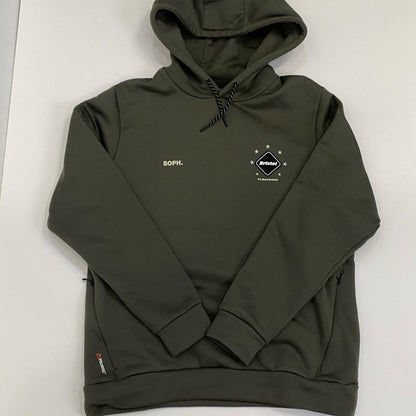 FCRB | エフシーアールビー POLARTEC POWER STRETCH TRAINING HOODIE パーカー FCRB-242064 プルオーバーパーカー 2024A/W カーキ サイズ：M【姫路東店】