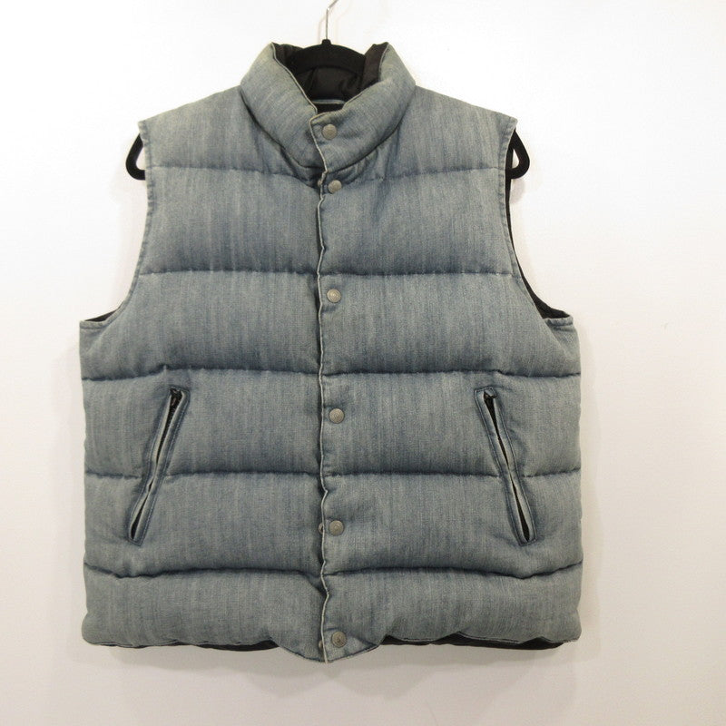Used] EVISU | Evisu Down Vest Light Blue Size: 40