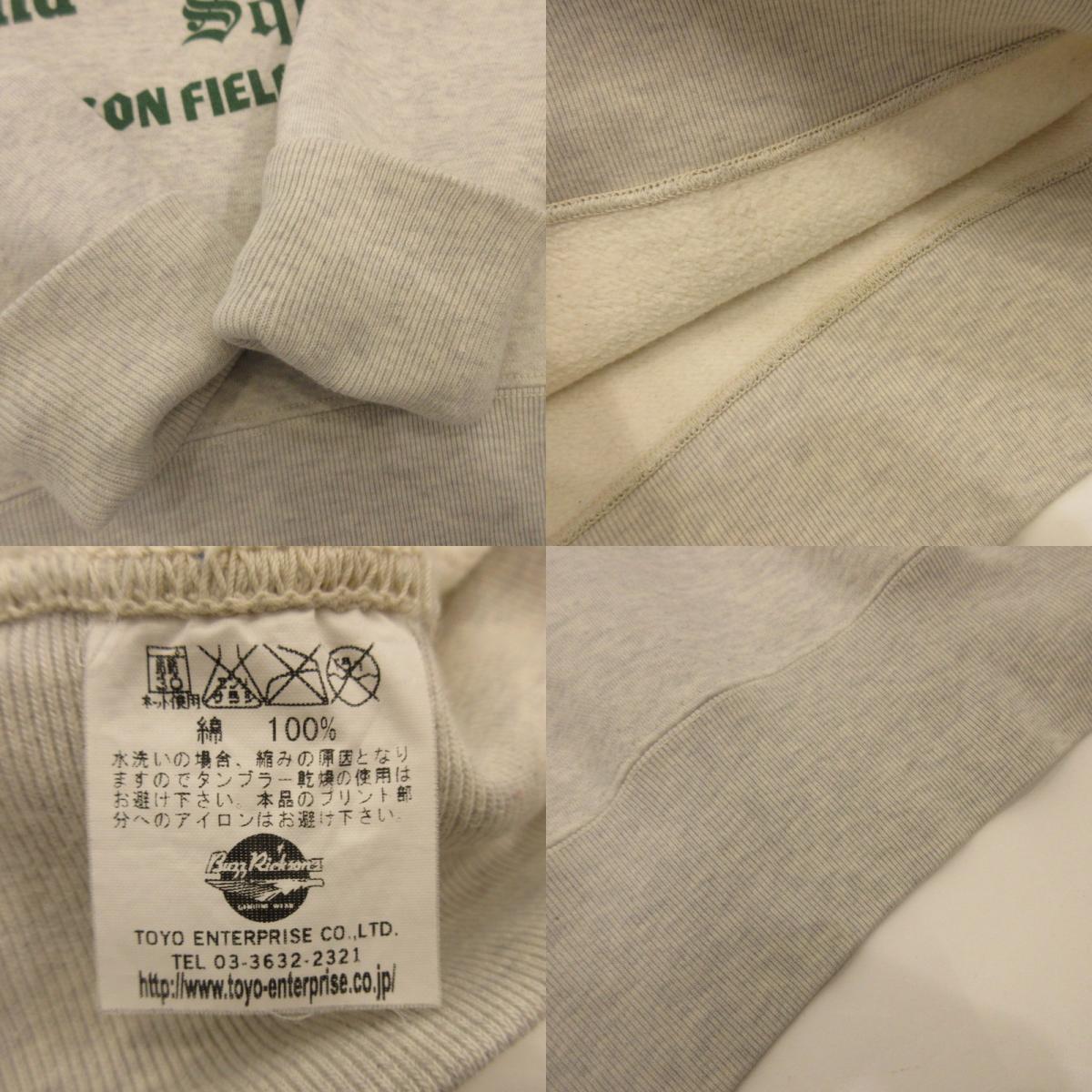 【Used】Buzz Rickson's | Buzz Rickson's 392nd Fighter Squadron P-47 Sweatshirt Grey Size: S