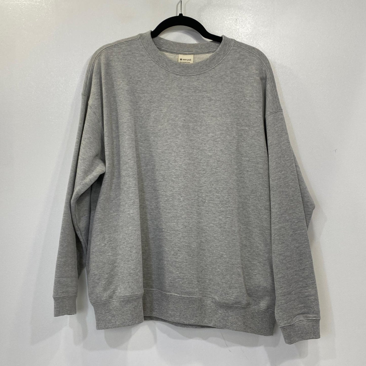 Snow Peak | スノーピークスノウピーク RECYCLED COTTON SWEAT CREWNECK スウェット SW-22SU401 スウェットシャツ グレー サイズ：M【姫路東店】