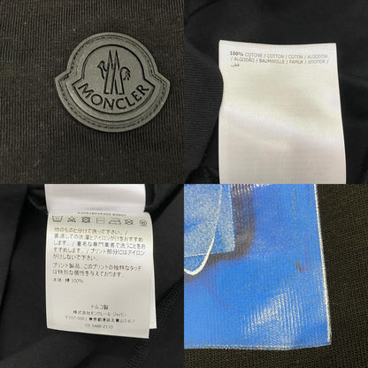 MONCLER | モンクレール MAGLIA T-SHIRT 半袖Ｔシャツ E20918049250 国内正規品 ブラック サイズ：L【姫路東店】
