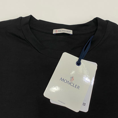 MONCLER | モンクレール MAGLIA T-SHIRT 半袖Ｔシャツ E20918049250 国内正規品 ブラック サイズ：L【姫路東店】