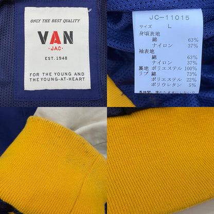 VAN | ヴァン ベースボールバーシティージャケット スタジャン JC-11015 ブルー サイズ：L【姫路東店】