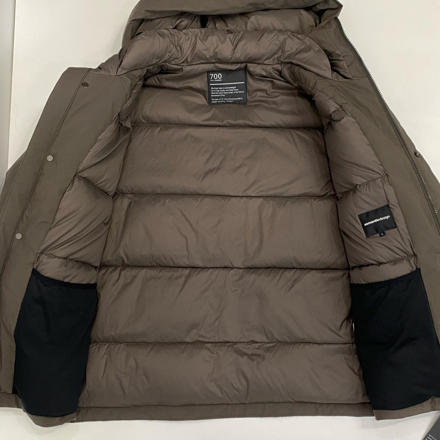 Semantic Design | セマンティックデザイン ALL WEATHER TEX ダウンジャケット 3442664 カーキ サイズ：L【姫路東店】