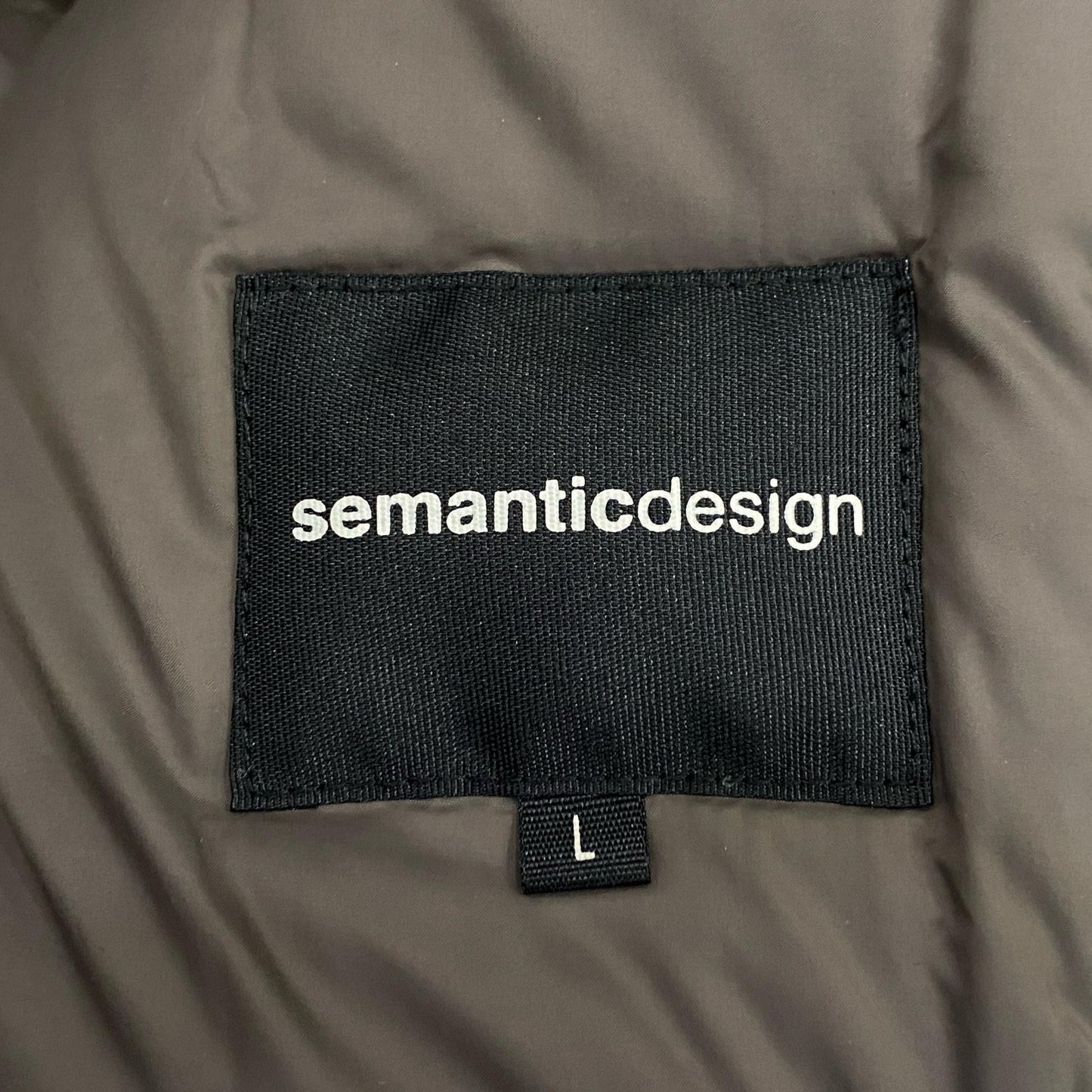 Semantic Design | セマンティックデザイン ALL WEATHER TEX ダウンジャケット 3442664 カーキ サイズ：L【姫路東店】