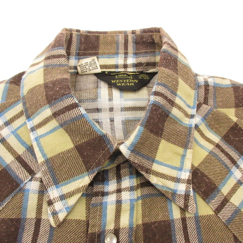 sears | Sears Long-sleeved shirt WESTERN WEAR 70s Size: L