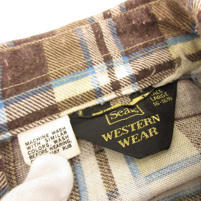 sears | Sears Long-sleeved shirt WESTERN WEAR 70s Size: L