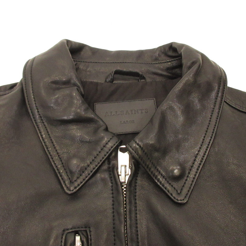 [Used] KALEB Leather AS316669R Black Size: L