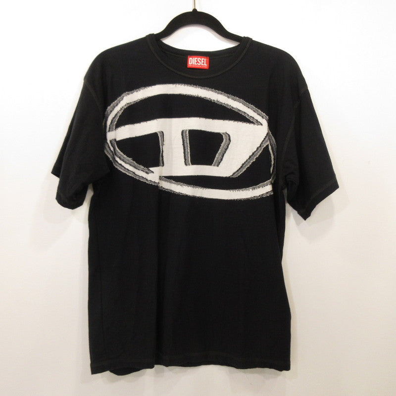 DIESEL | DIESEL T-DOXT Short Sleeve T-Shirt A16185 0GIAS Black Size: XS