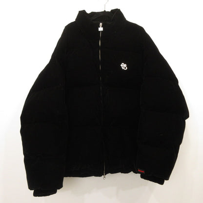 VELOR PUFFER JACKET Padded Jacket FAM-52301 Black Size: XXL
