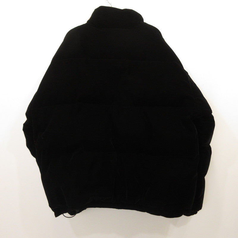 VELOR PUFFER JACKET Padded Jacket FAM-52301 Black Size: XXL