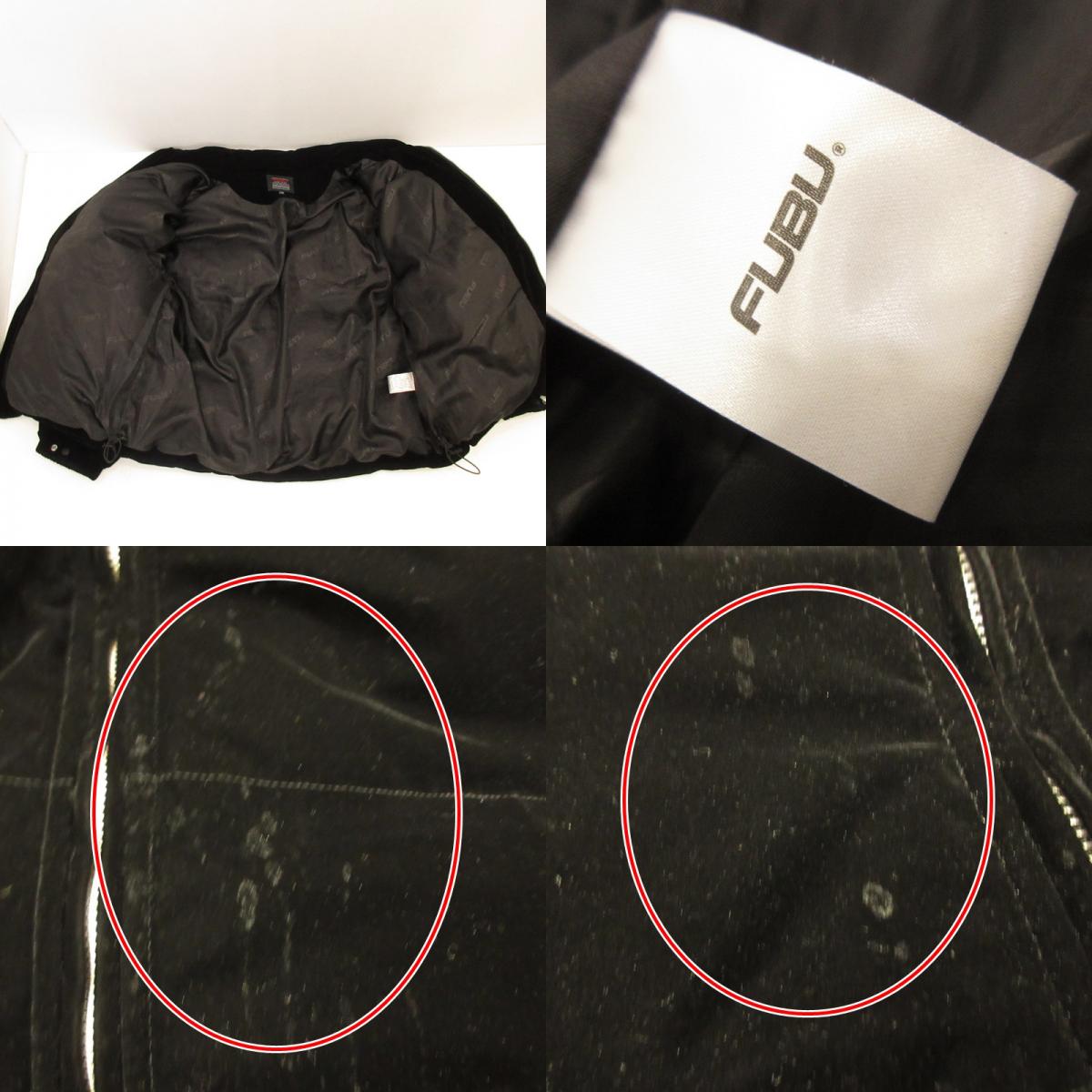 VELOR PUFFER JACKET Padded Jacket FAM-52301 Black Size: XXL