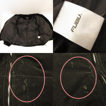 VELOR PUFFER JACKET Padded Jacket FAM-52301 Black Size: XXL