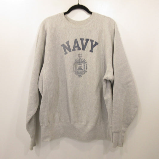 【中古】 US NAVY スウェット グレー