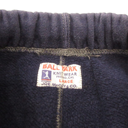 JOE McCOY | JOE MCCOY HEAVYWEIGHT SWEATPANTS Pants MC20115 Navy Size: L