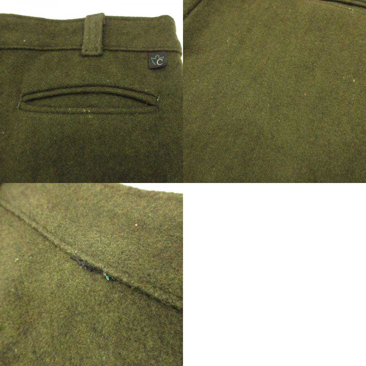 HEAVY WOOL PANTS 222L Khaki