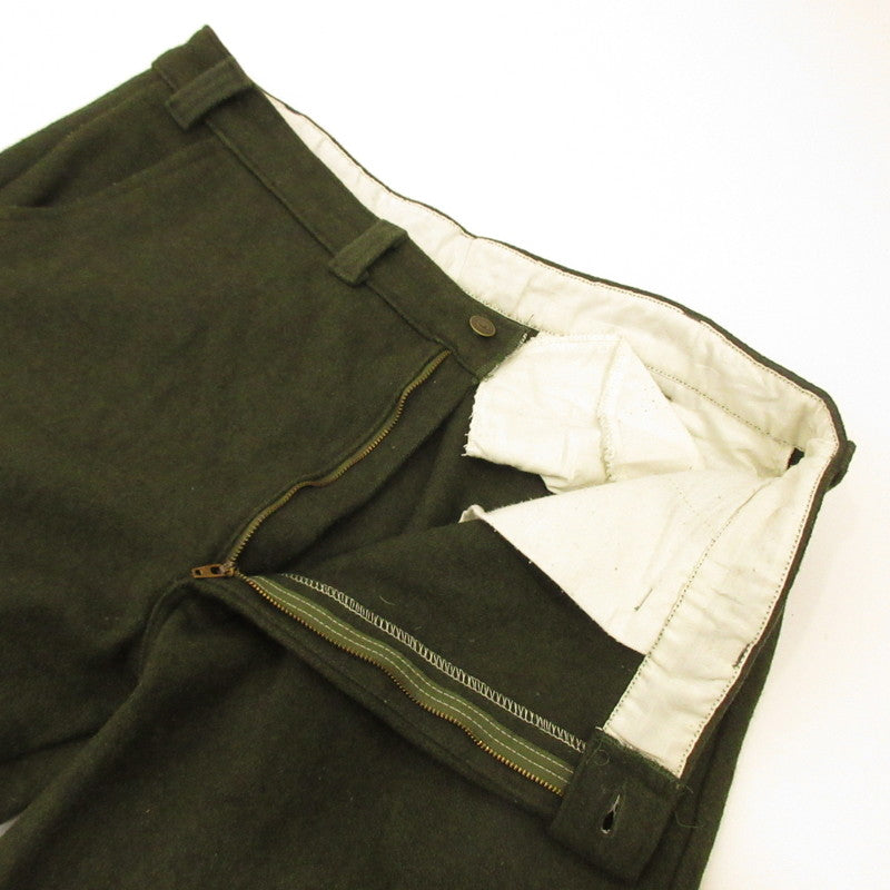 HEAVY WOOL PANTS 222L Khaki