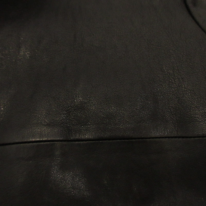 S'YTE:YOHJI YAMAMOTO | S'YTE YOHJI YAMAMOTO VEGETABLE TANNED AND WASHED SHEEP LEATHER Leather UV-J52-702 Black Size: 3