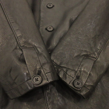 S'YTE:YOHJI YAMAMOTO | S'YTE YOHJI YAMAMOTO VEGETABLE TANNED AND WASHED SHEEP LEATHER Leather UV-J52-702 Black Size: 3
