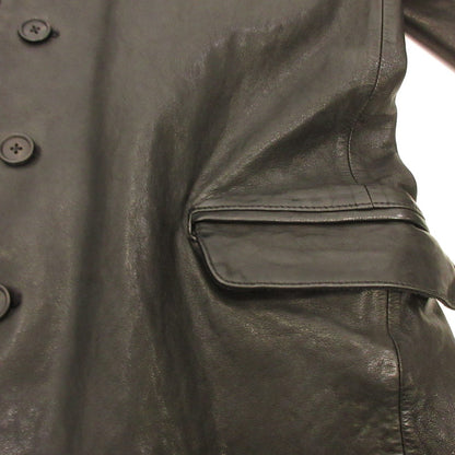 S'YTE:YOHJI YAMAMOTO | S'YTE YOHJI YAMAMOTO VEGETABLE TANNED AND WASHED SHEEP LEATHER Leather UV-J52-702 Black Size: 3