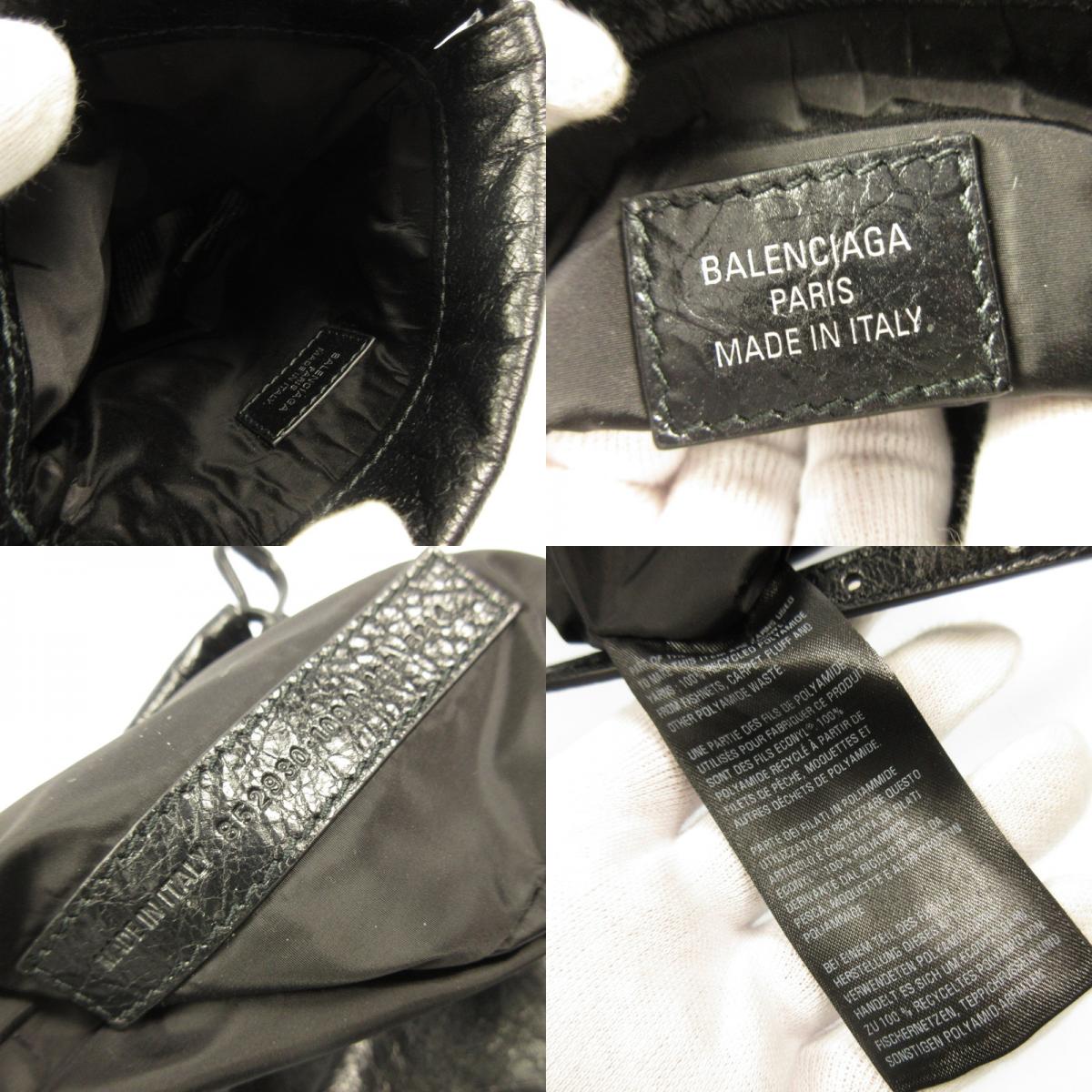 BALENCIAGA | BALENCIAGA SHOPPER PHONE HOLDER Shoulder Bag 852930 Black