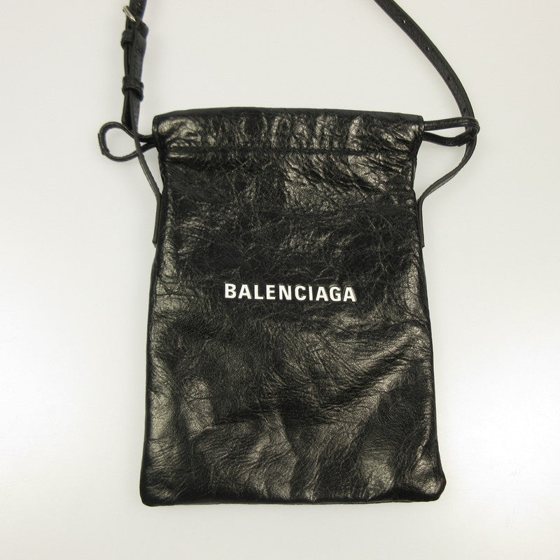 BALENCIAGA | BALENCIAGA SHOPPER PHONE HOLDER Shoulder Bag 852930 Black