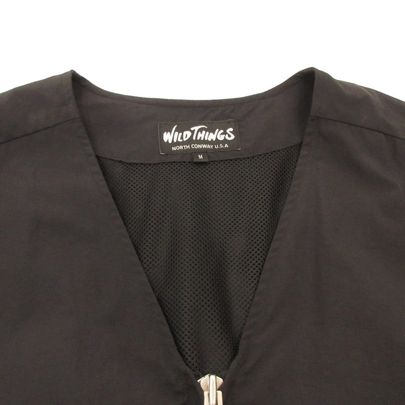WILD THINGS | WILD THINGS SUPPLEX V/JACKET Blouson WT23337AD-MT Black Size: M
