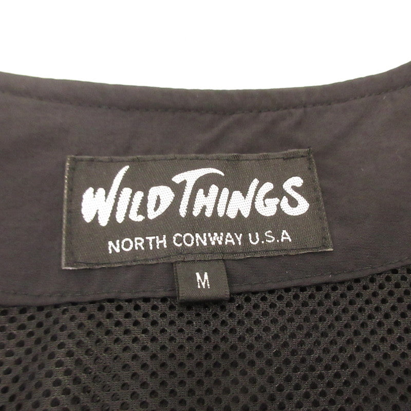 WILD THINGS | WILD THINGS SUPPLEX V/JACKET Blouson WT23337AD-MT Black Size: M