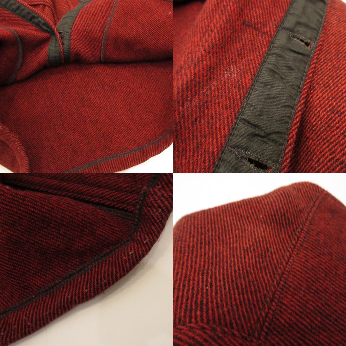 WOOLRICH | Woolrich Mackinaw Other Outerwear 103 Year: 70s Bordeaux/Burgundy Size: M