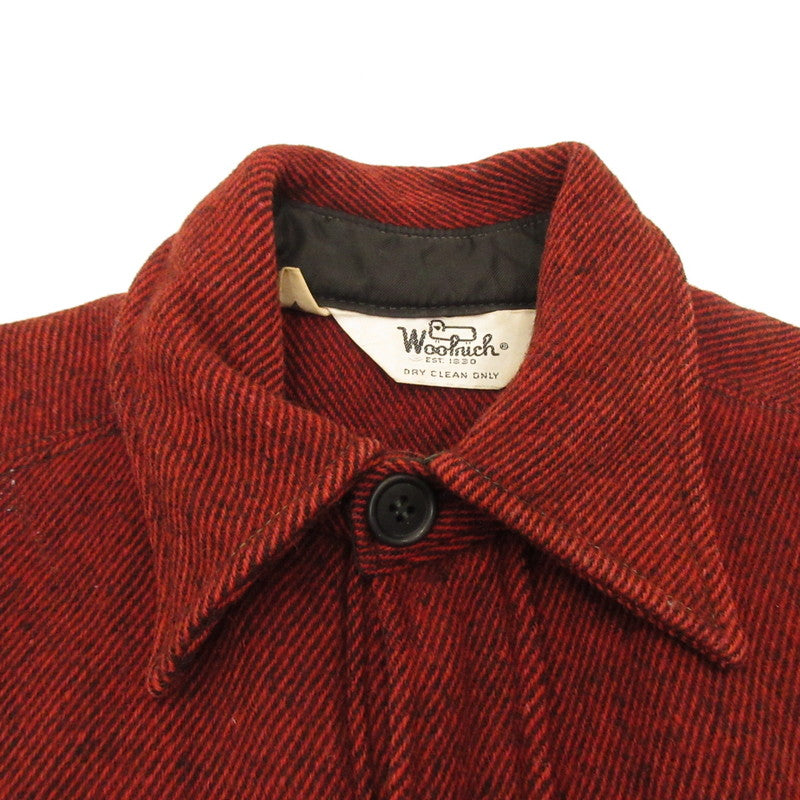 WOOLRICH | Woolrich Mackinaw Other Outerwear 103 Year: 70s Bordeaux/Burgundy Size: M