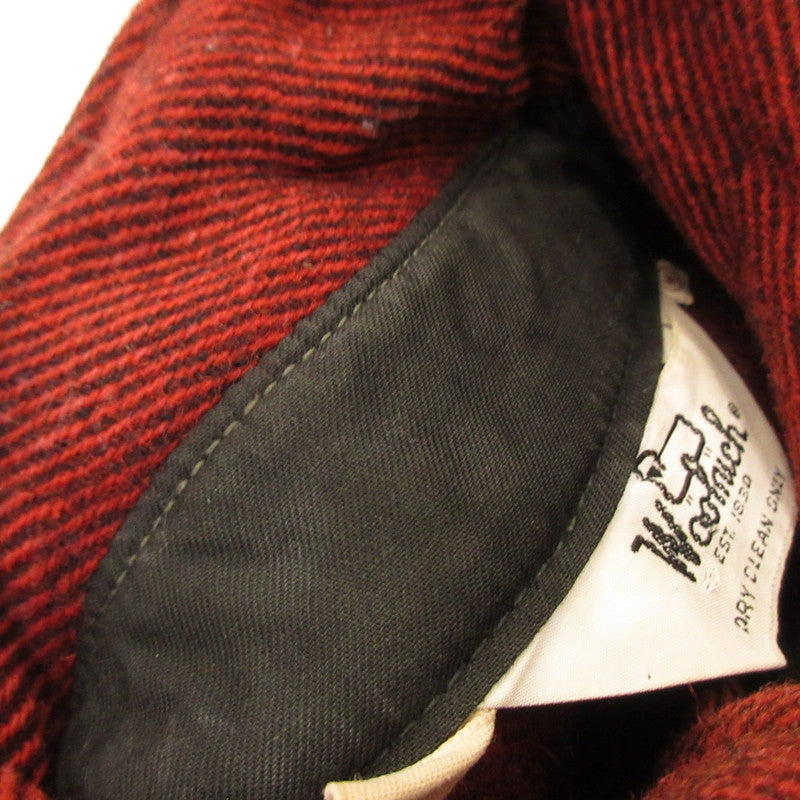 WOOLRICH | Woolrich Mackinaw Other Outerwear 103 Year: 70s Bordeaux/Burgundy Size: M