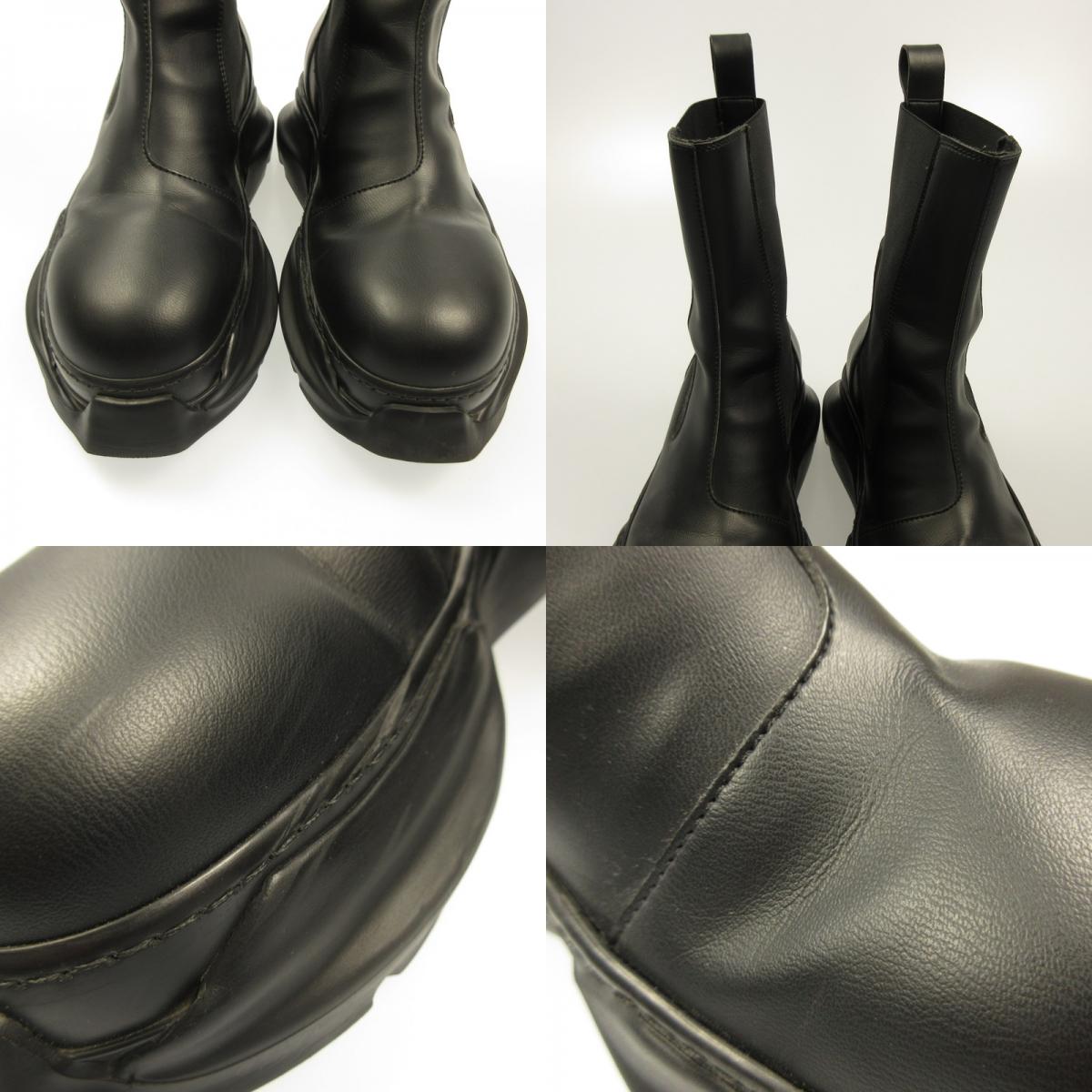 Used] Rick Owens | DRKSHDW BEATLE ABSTRACT Boots DU01C6846 Black