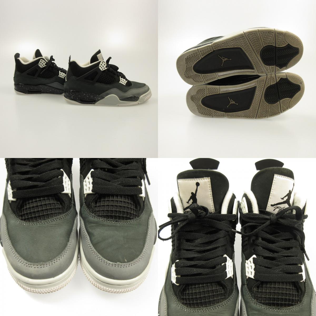 NIKE | Nike AIR JORDAN 4 RETRO Sneakers FQ8138-002 Black 27.5cm