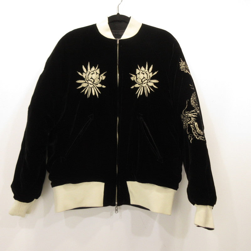 S'YTE: YOHJI YAMAMOTO | Reversible Sukajan Down Jacket Souvenir Jacket Reversible Size: 2