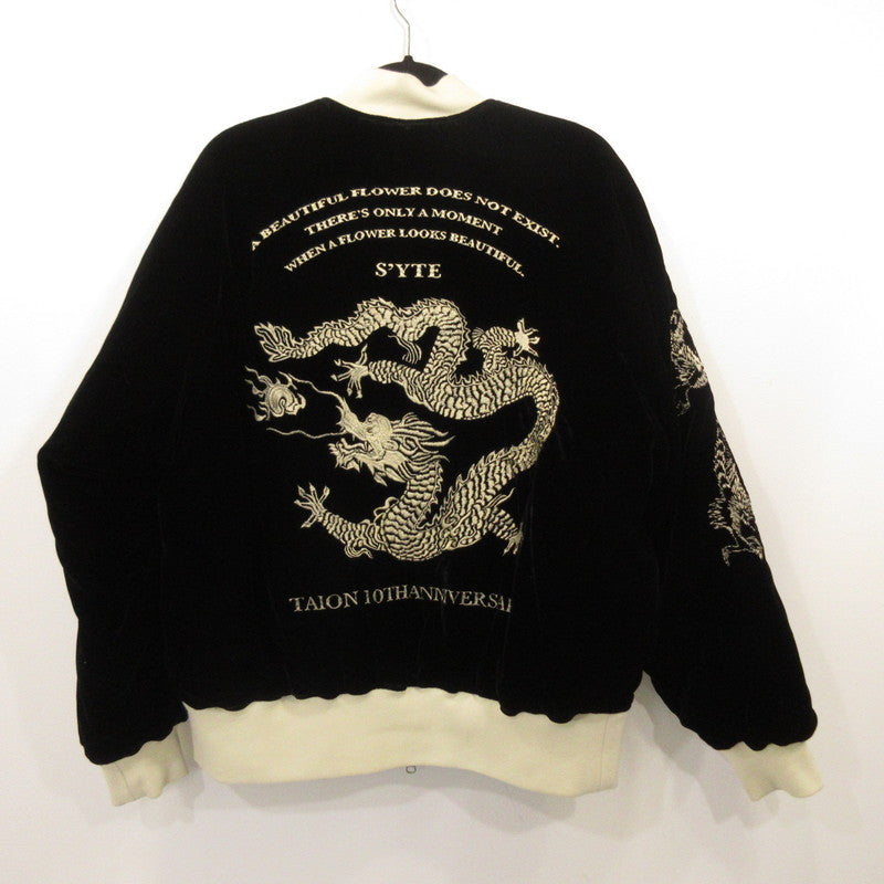 S'YTE: YOHJI YAMAMOTO | Reversible Sukajan Down Jacket Souvenir Jacket Reversible Size: 2