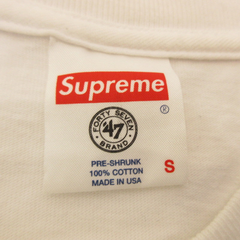 Supreme | Supreme New York Yankees/Supreme Box Logo Tee Short-Sleeve T-Shirt White Size: S