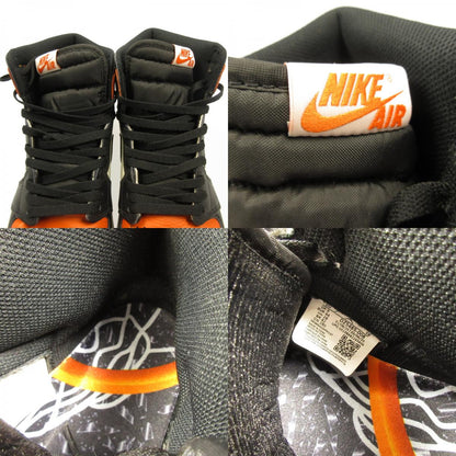 Used NIKE AIR JORDAN 1 OG SHATTERED BACKBOARD Sneakers DZ5485-008 Orange 28cm